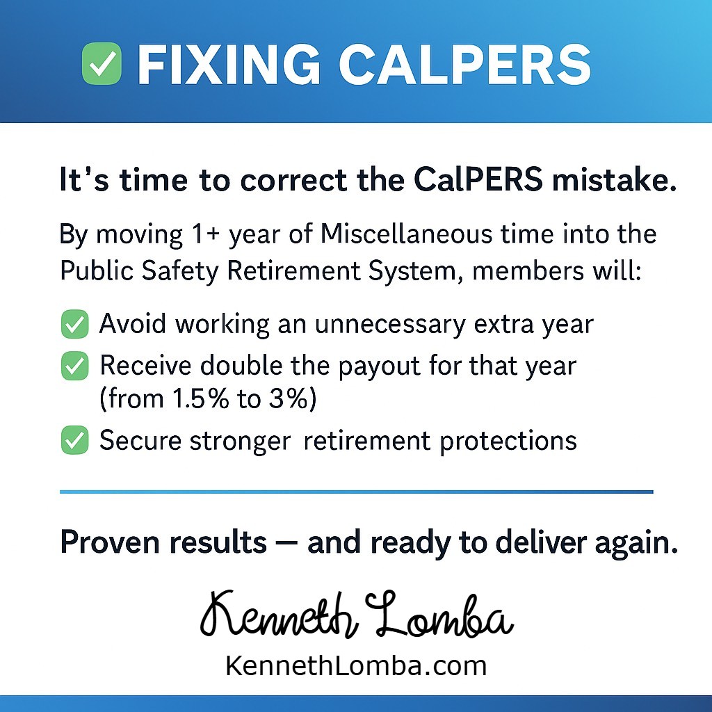 Kenneth Lomba - Fixing CalPERS